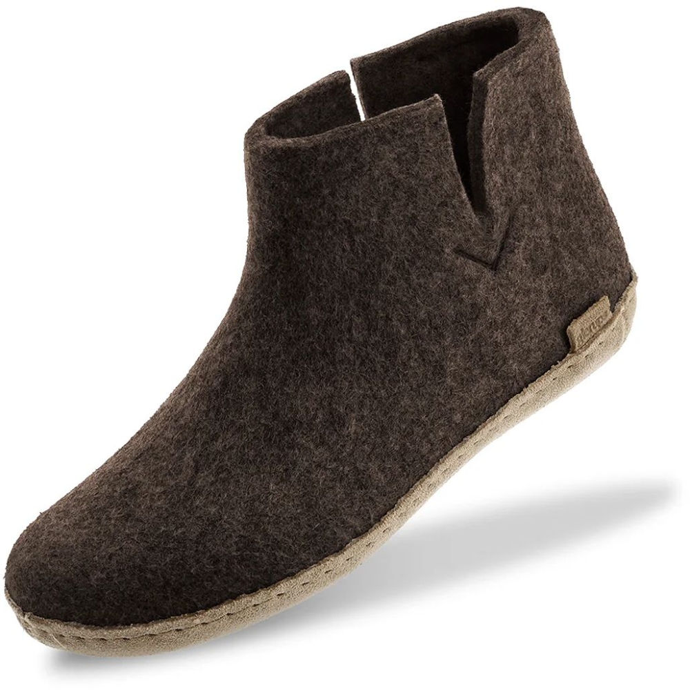 Glerups Glerups Boot Leather G-04-Chestnut pantoffels en huissokken  Glerups Boot Leather Chestnut G-04-Chestnut pantoffels en huissokken online bestellen bij Kathmandu Outdoor & Travel