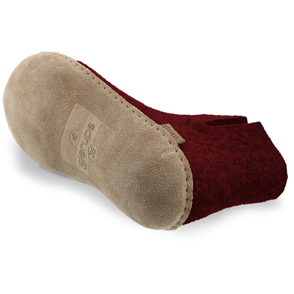 Glerups Glerups Boot Leather G-15-Beet pantoffels en huissokken  Glerups Boot Leather Beet G-15-Beet pantoffels en huissokken online bestellen bij Kathmandu Outdoor & Travel