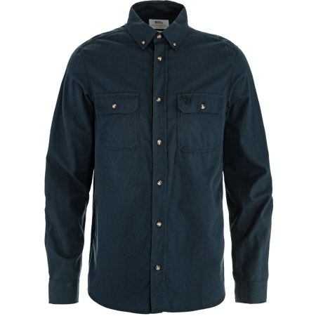 Fjällräven  Övik Lite Flannel Shirt Dark Navy 