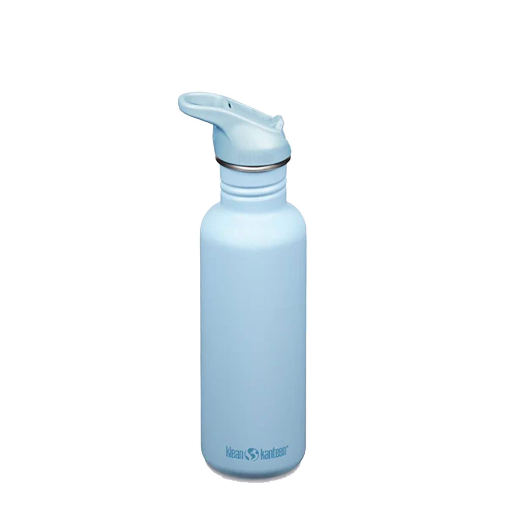 Klean Kanteen Klean Kanteen Drinkfles Classic 800ml met flip/sportdop 1011197 drinkflessen en thermosflessen Klean Kanteen Drinkfles Classic 800ml met flip/sportdop Clear Sky 1011197 drinkflessen en thermosflessen online bestellen bij Kathmandu Outdoor & Travel