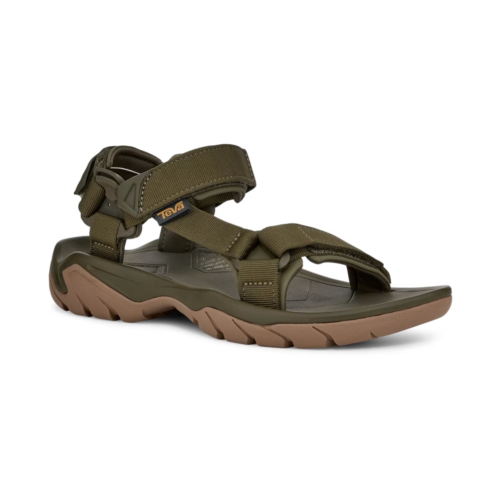 Teva Terra Fi 5 Universal Dark Olive/ Honey Brown 1102456-DVH sandalen online bestellen bij Kathmandu Outdoor & Travel