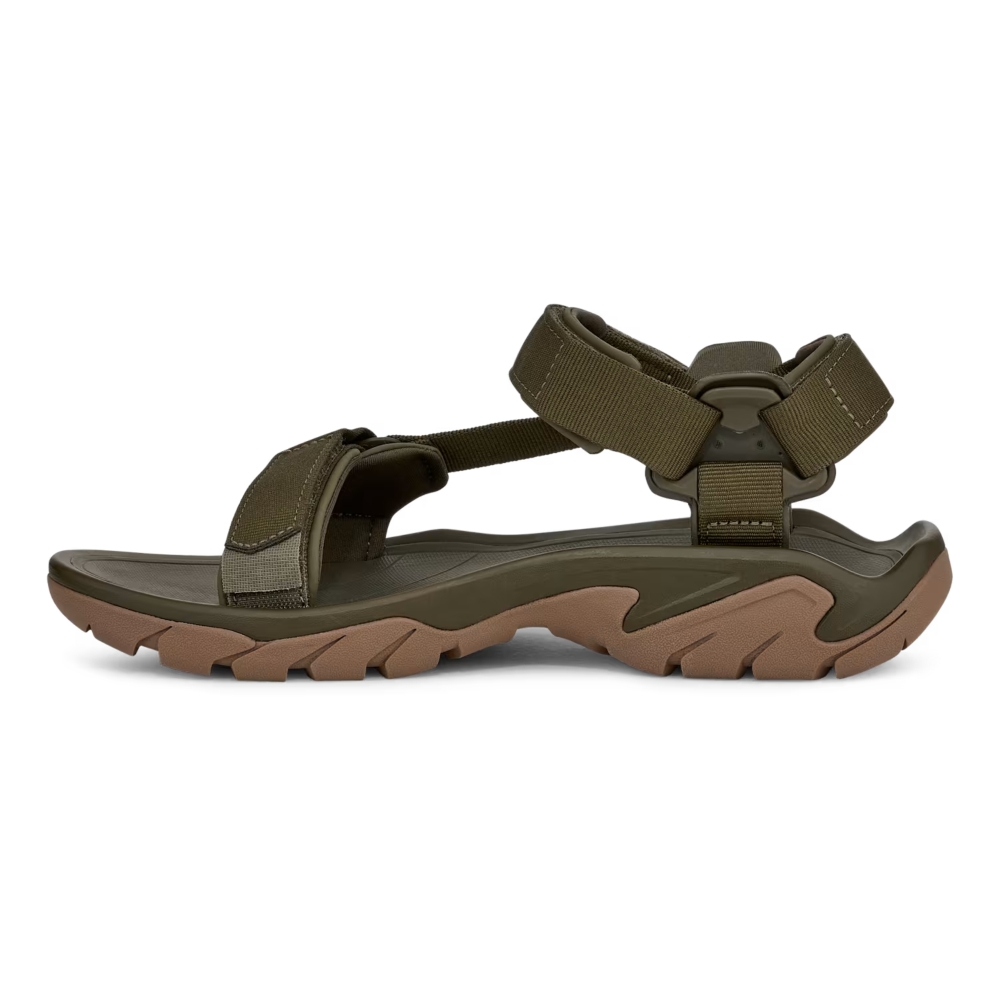 Teva Terra Fi 5 Universal Dark Olive/ Honey Brown 1102456-DVH sandalen online bestellen bij Kathmandu Outdoor & Travel