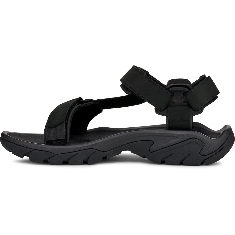 Teva Terra Fi 5 Universal Leather Black/ Phantom 1099442-BKPH sandalen online bestellen bij Kathmandu Outdoor & Travel
