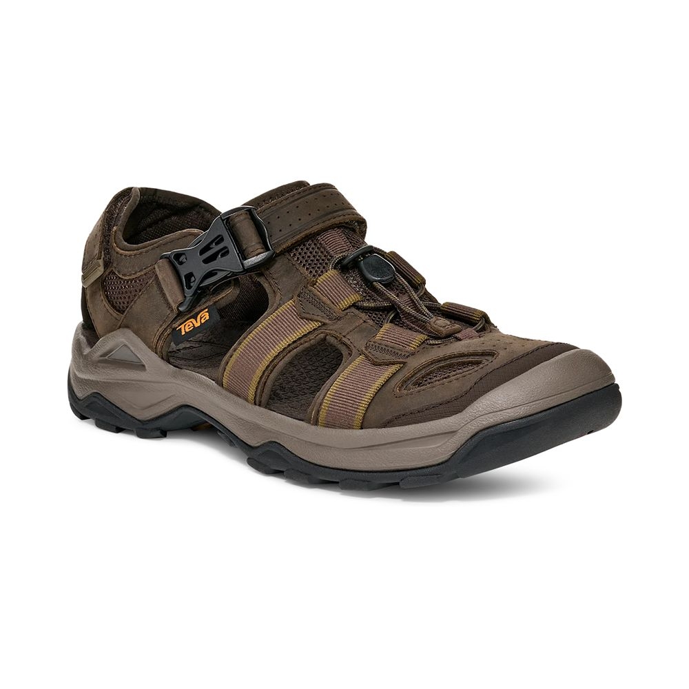 Teva Omnium 2 Leather Turkish Coffee 1019179-TKCF sandalen online bestellen bij Kathmandu Outdoor & Travel