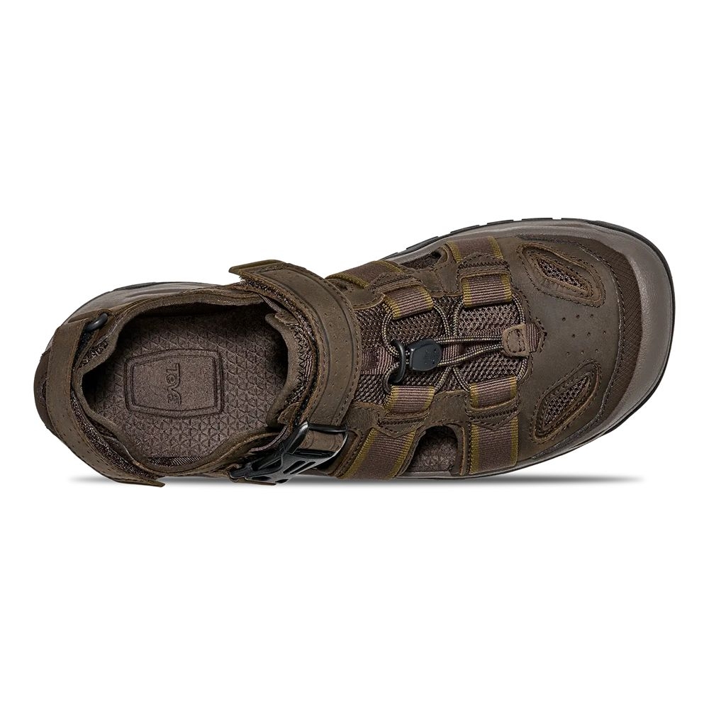 Teva Omnium 2 Leather Turkish Coffee 1019179-TKCF sandalen online bestellen bij Kathmandu Outdoor & Travel