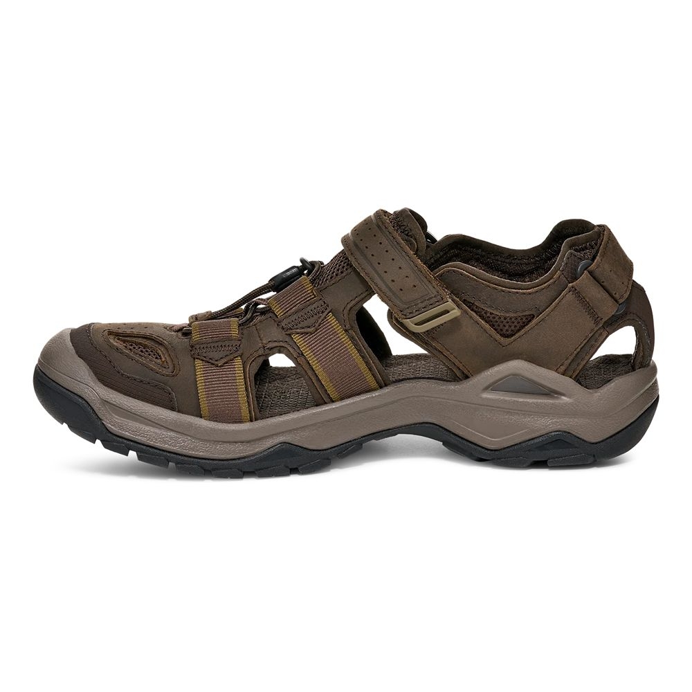 Teva Omnium 2 Leather Turkish Coffee 1019179-TKCF sandalen online bestellen bij Kathmandu Outdoor & Travel