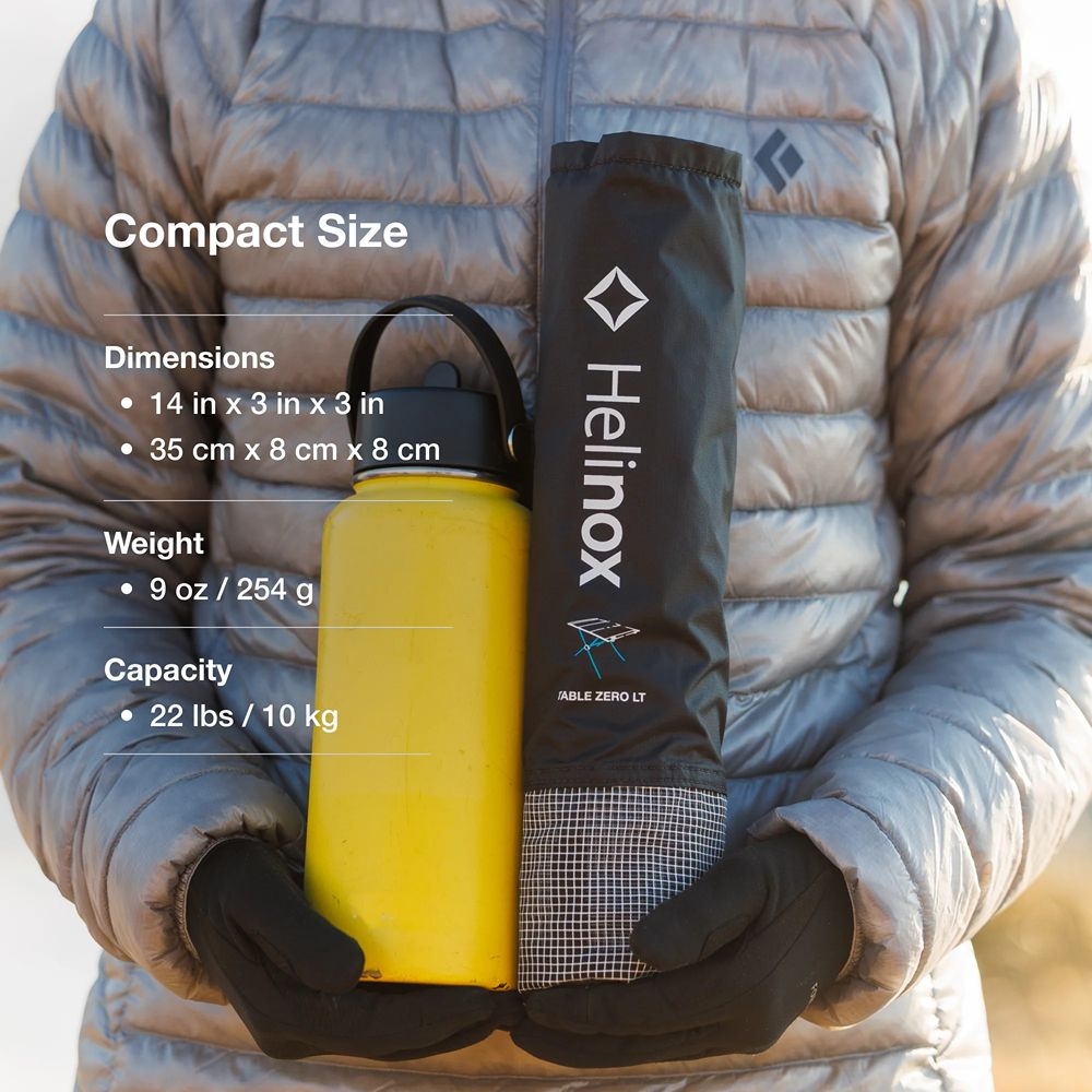 Helinox Table Zero LT Black 10003730-Black kampeermeubels online bestellen bij Kathmandu Outdoor & Travel