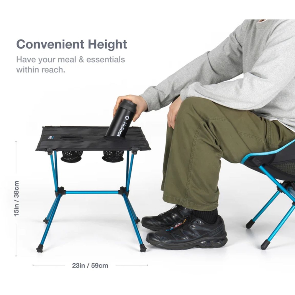 Helinox Table One Black R1 10003720-Black R1 kampeermeubels online bestellen bij Kathmandu Outdoor & Travel
