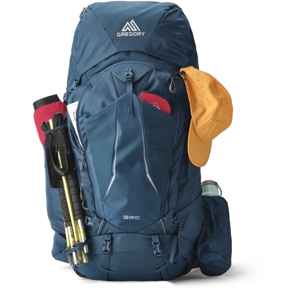 Gregory Deva 60  Mountain Teal 1579xx-A796 trekkingrugzakken online bestellen bij Kathmandu Outdoor & Travel