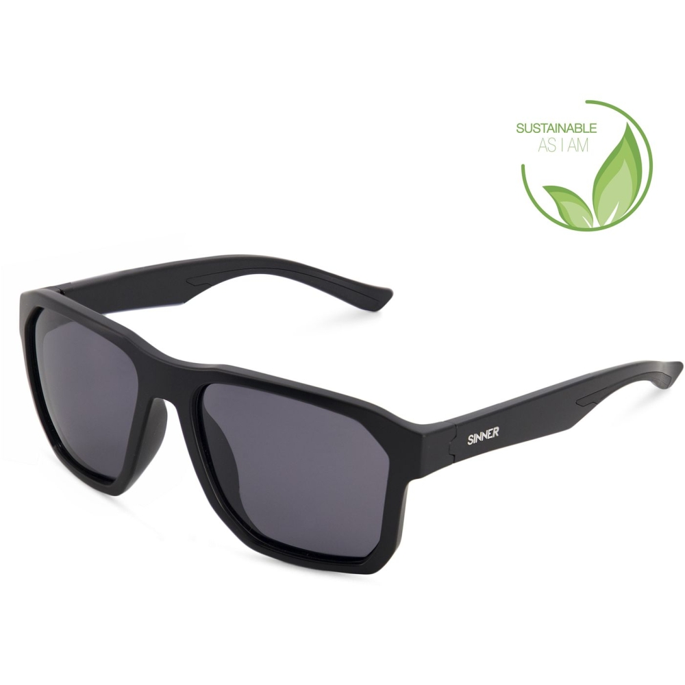 Sinner Cupu Matte Black SISU-919-10-P10 zonnebrillen online bestellen bij Kathmandu Outdoor & Travel