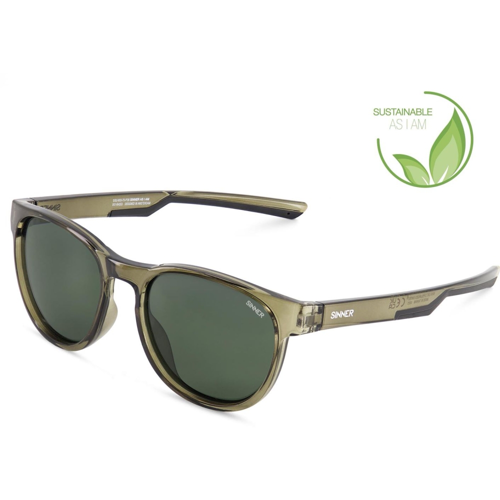 Sinner Niva Cry Green-Matte Black SISU-933-75-P28 zonnebrillen online bestellen bij Kathmandu Outdoor & Travel