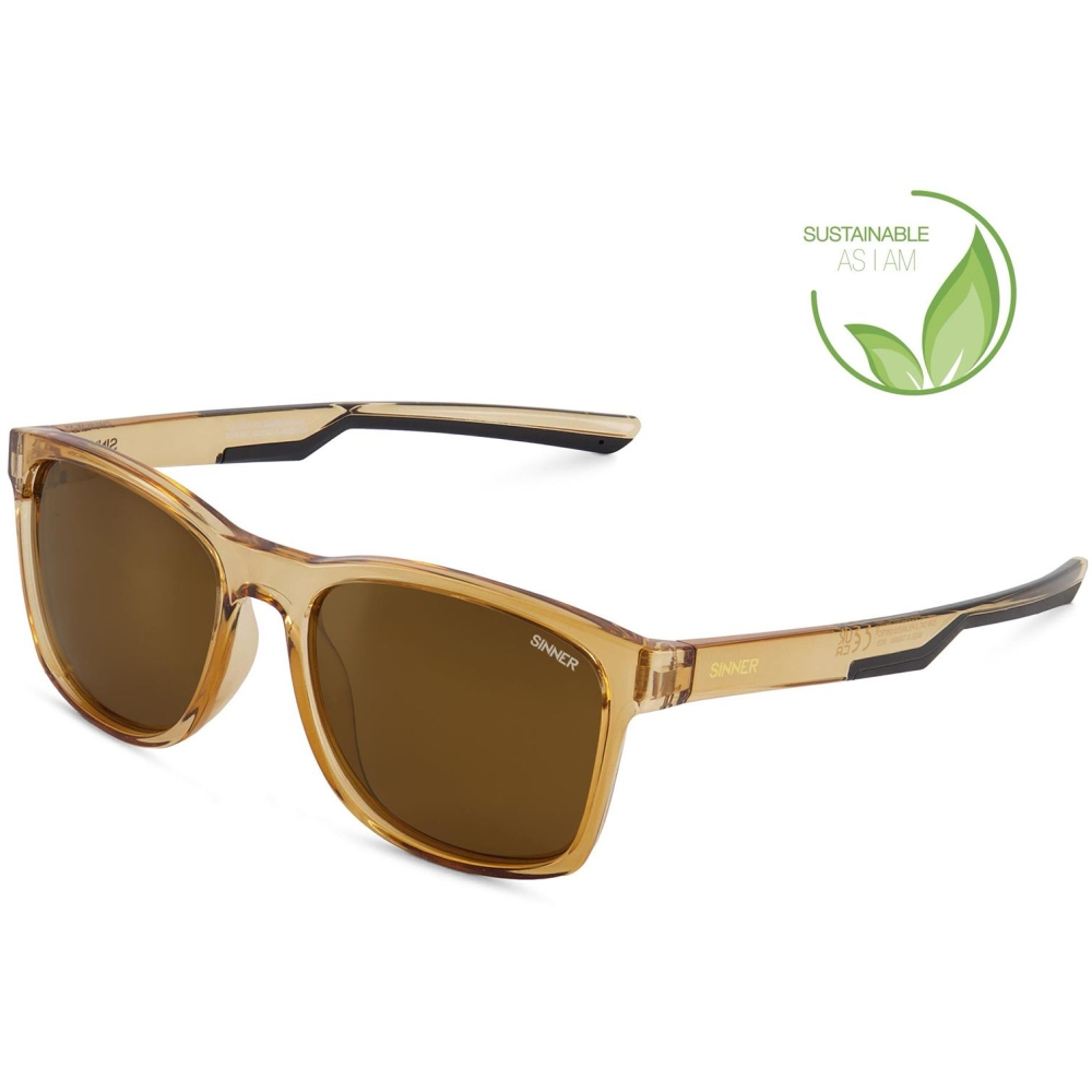 Sinner Zuni Cry Light Brown-Matte Black SISU-938-41-P30 zonnebrillen online bestellen bij Kathmandu Outdoor & Travel