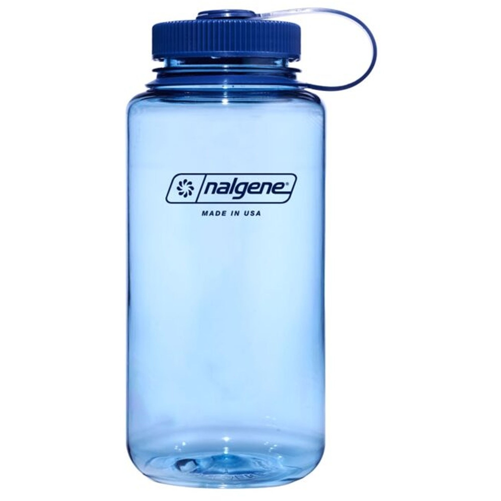 Nalgene Wide Mouth 1L Baby Blue Sustain N2020-6232 drinkflessen en thermosflessen online bestellen bij Kathmandu Outdoor & Travel