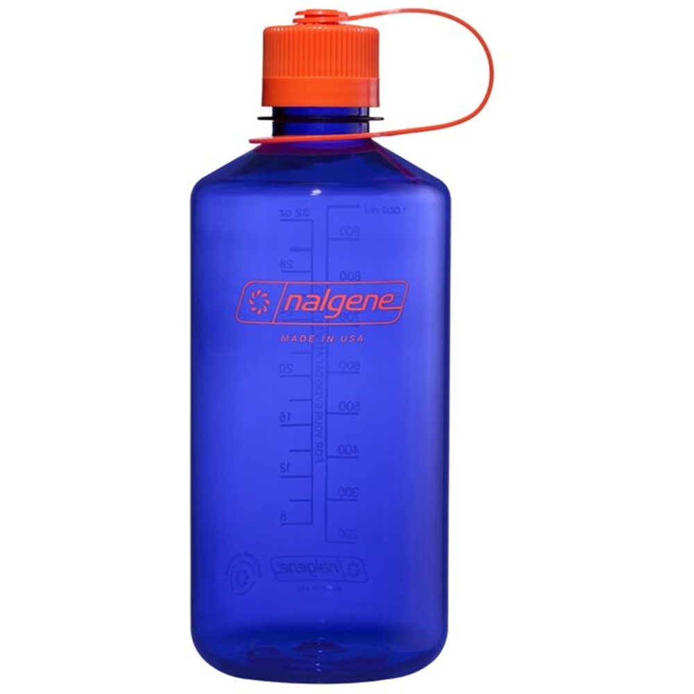 Nalgene Narrow-Mouth 1L Periwinkle Sustain N2021-3632 drinkflessen en thermosflessen online bestellen bij Kathmandu Outdoor & Travel