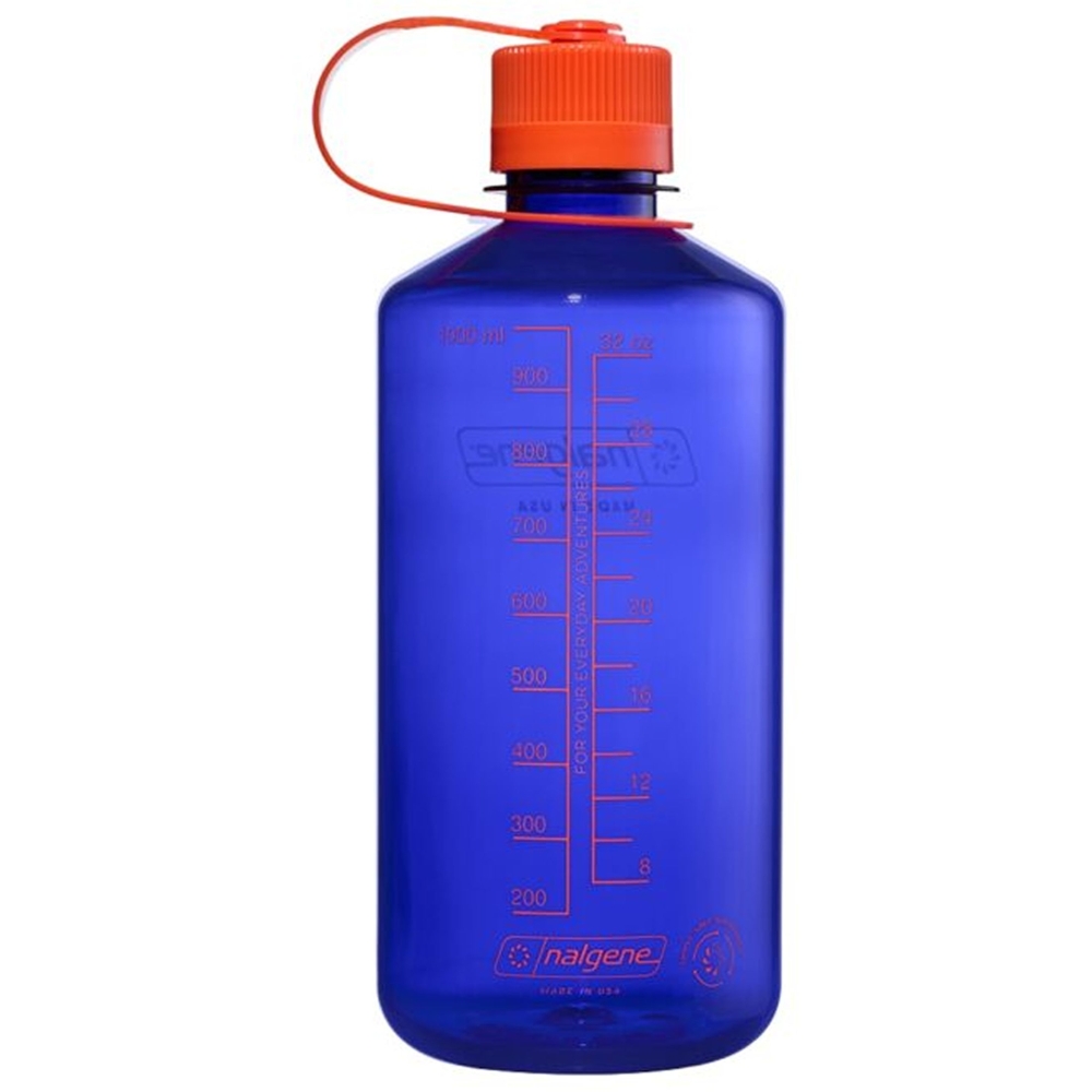 Nalgene Narrow-Mouth 1L Periwinkle Sustain N2021-3632 drinkflessen en thermosflessen online bestellen bij Kathmandu Outdoor & Travel