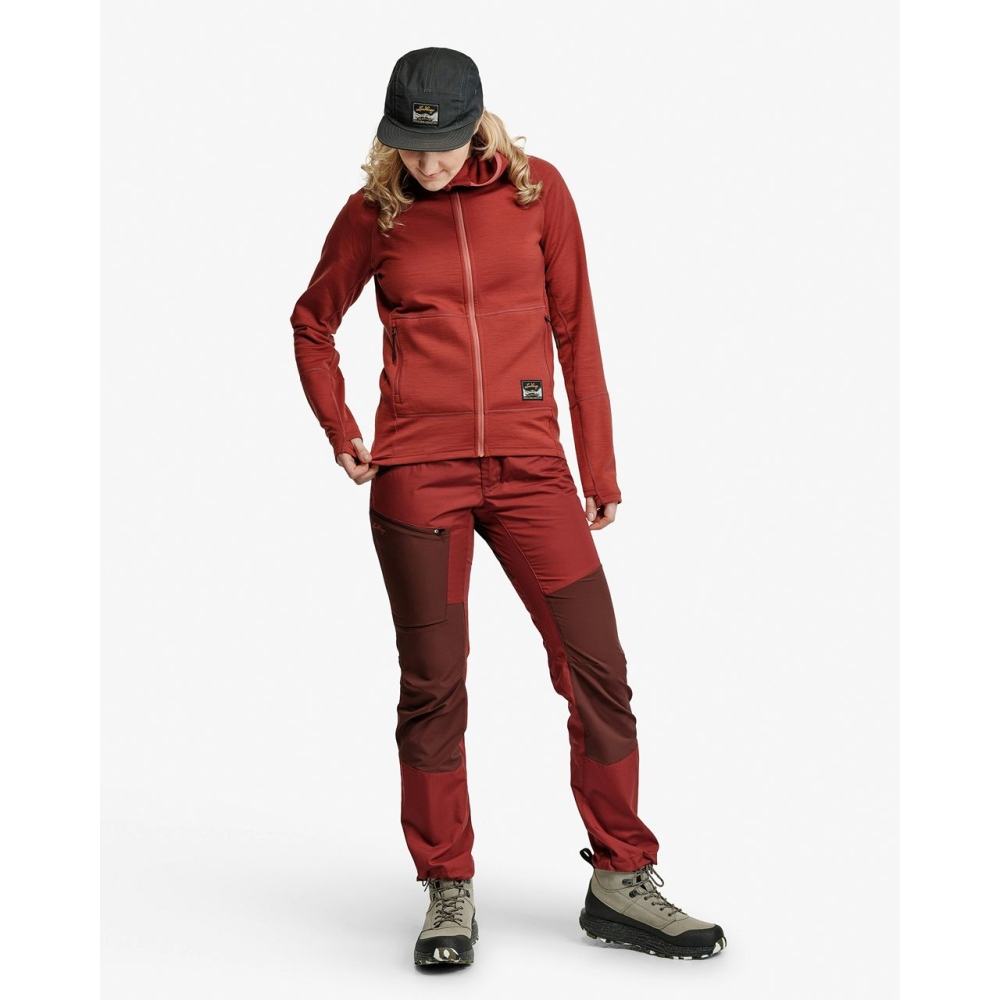 Lundhags Makke Lt Ws Pant Women's Rosewood/Burgundy 1124148-58452 broeken online bestellen bij Kathmandu Outdoor & Travel