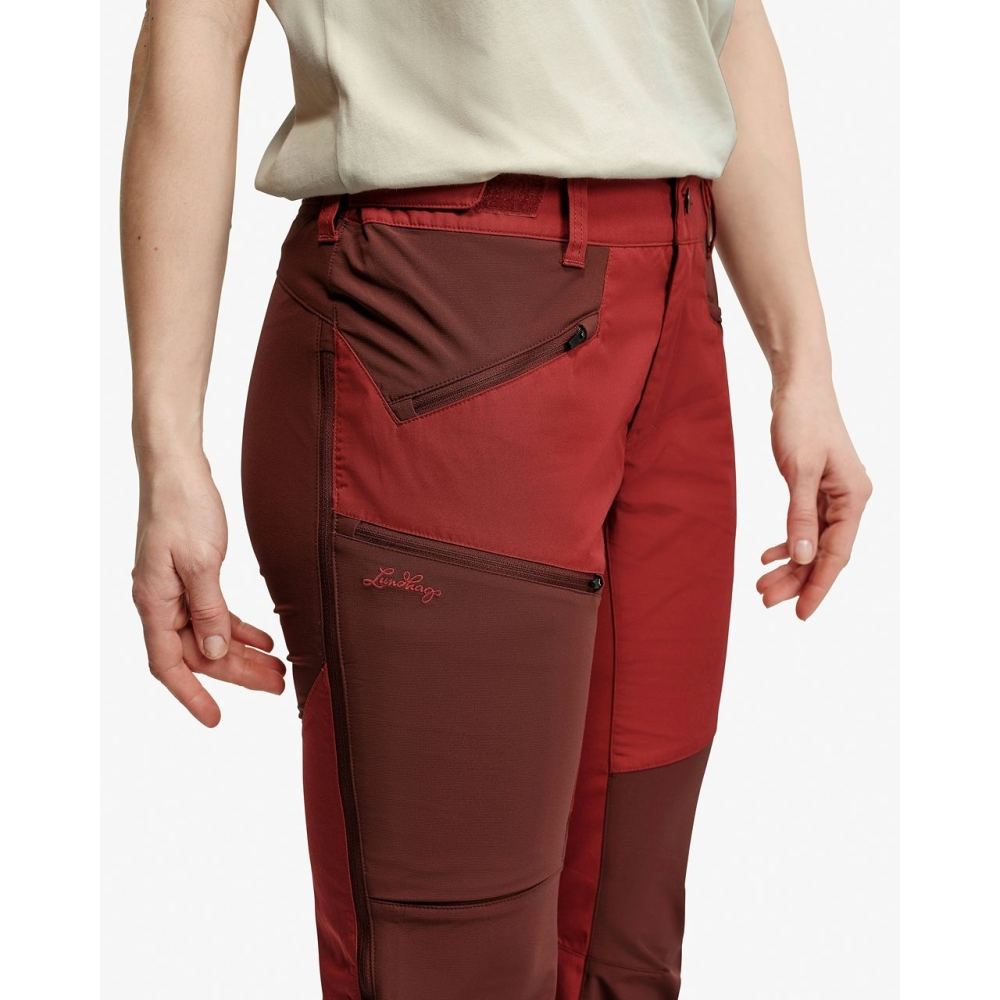 Lundhags Makke Lt Ws Pant Women's Rosewood/Burgundy 1124148-58452 broeken online bestellen bij Kathmandu Outdoor & Travel