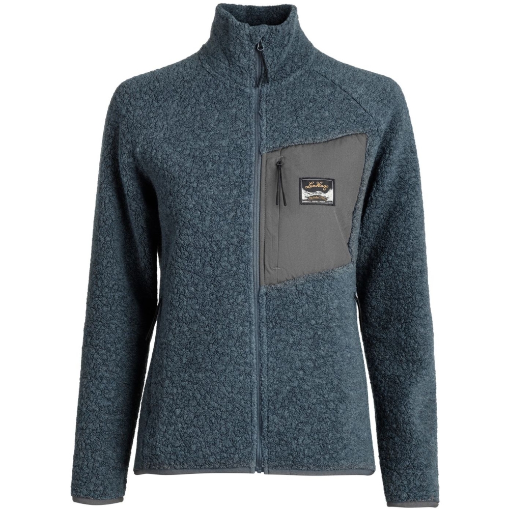 Lundhags Flok Wool Ws Pile Women's DK Sky Blue 1123100-71000 fleeces en truien online bestellen bij Kathmandu Outdoor & Travel