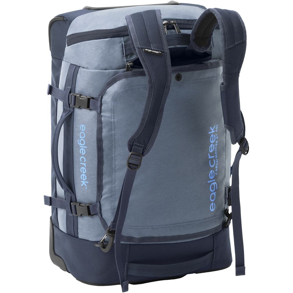 Eagle Creek Cargo Hauler XT Wheeled Duffel Intl. Carry-on Glacier Blue EC030301450 rolkoffers online bestellen bij Kathmandu Outdoor & Travel