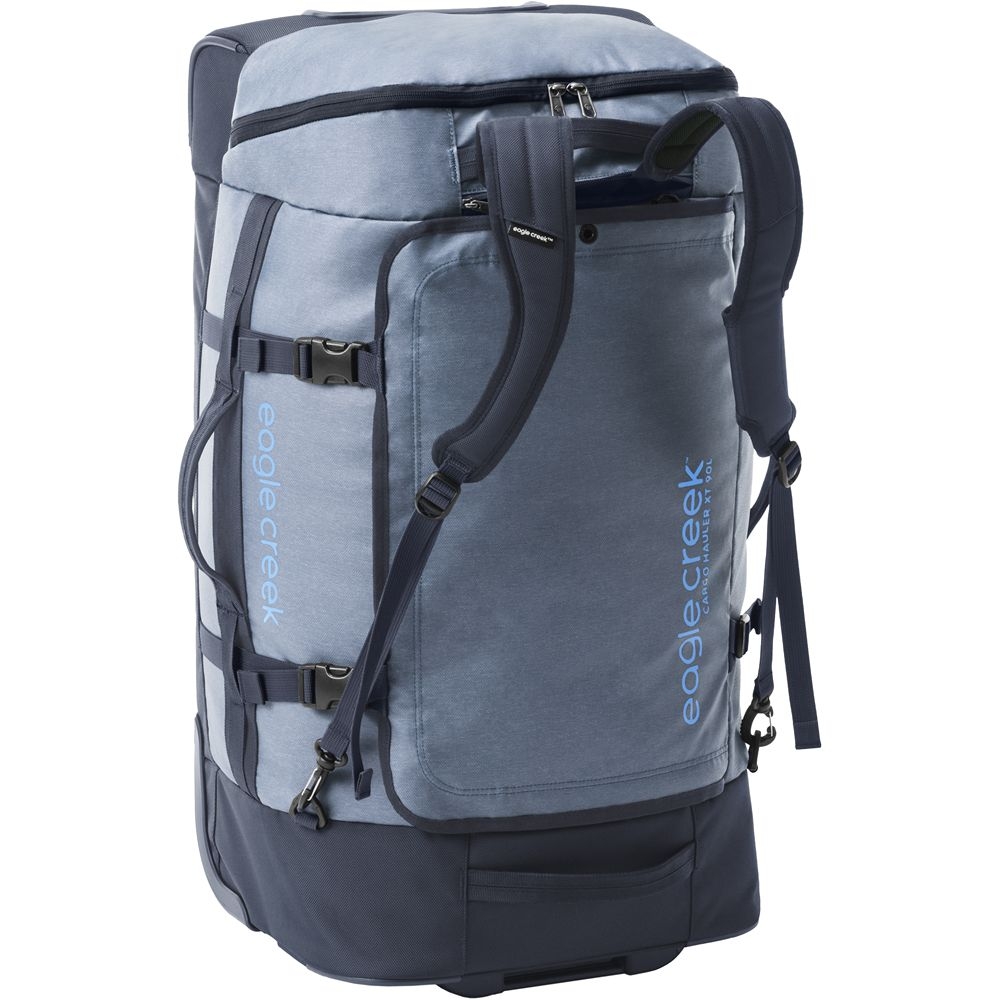 Eagle Creek Cargo Hauler XT Wheeled Duffel 90L Glacier Blue EC030302450 rolkoffers online bestellen bij Kathmandu Outdoor & Travel