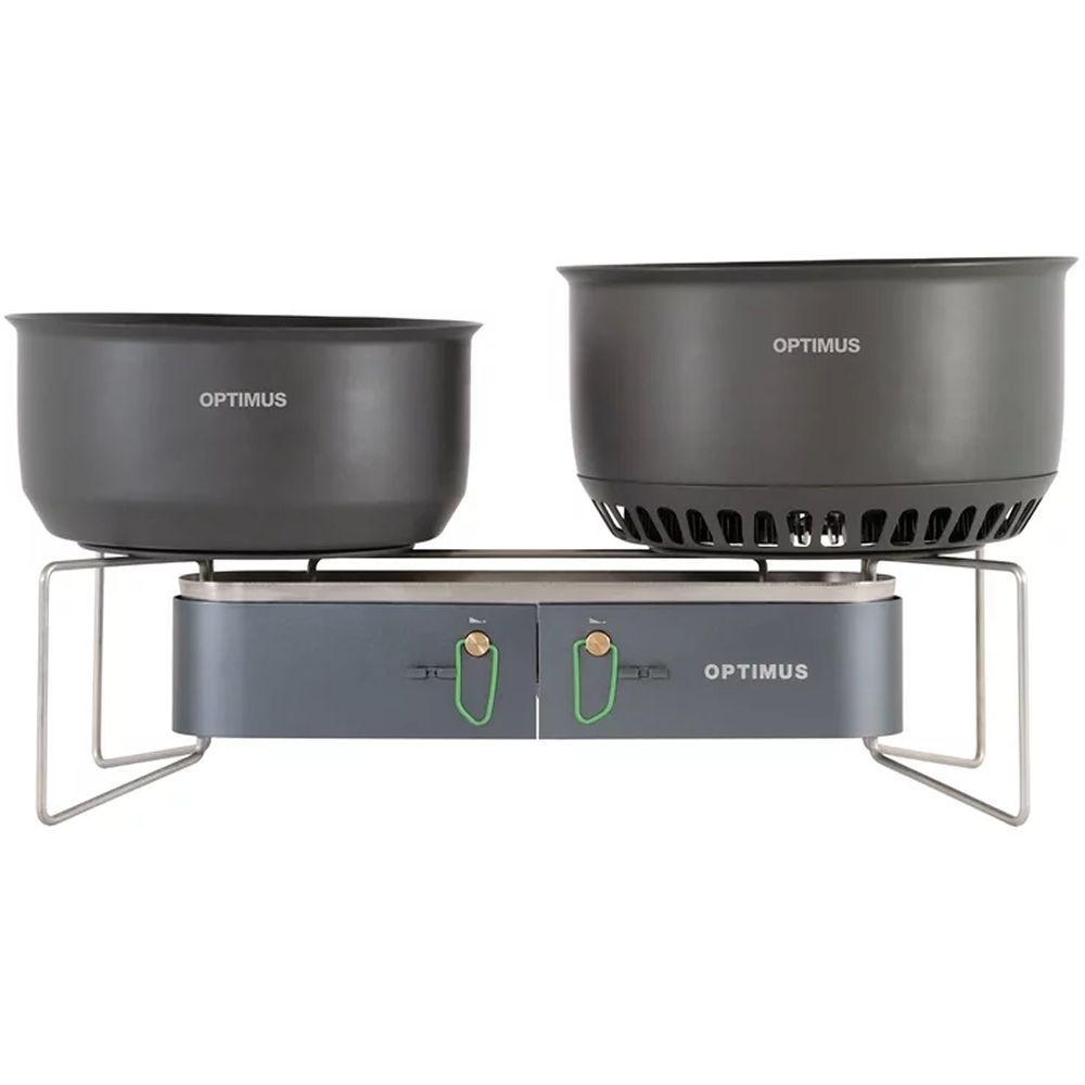 Optimus Gemini II Grijs OPT8021584 branders online bestellen bij Kathmandu Outdoor & Travel