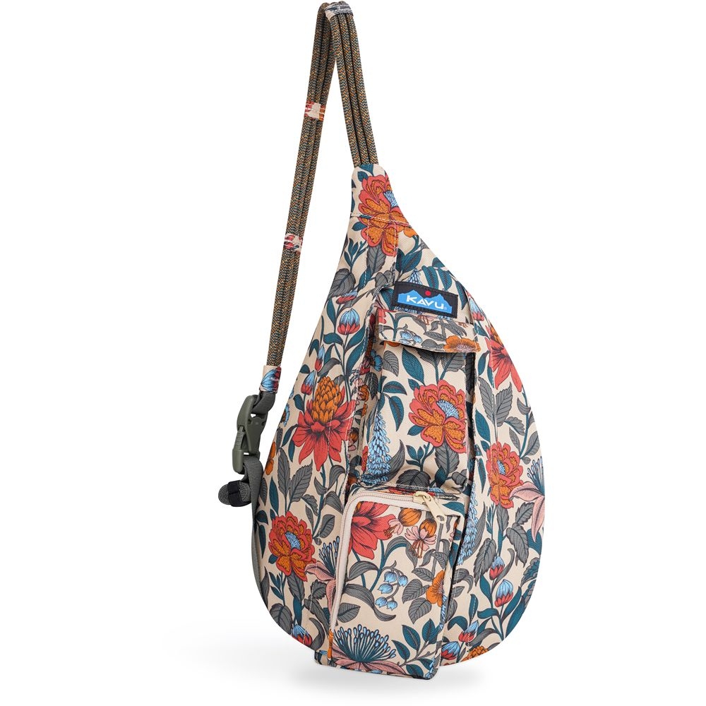 Kavu Mini Rope Sling Flower Fields 9191-2849 tassen online bestellen bij Kathmandu Outdoor & Travel