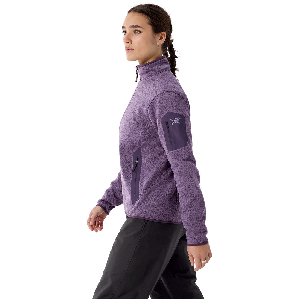 Arc'teryx Covert Cardigan Women's Moondrop Heather 10559-022841 fleeces en truien online bestellen bij Kathmandu Outdoor & Travel