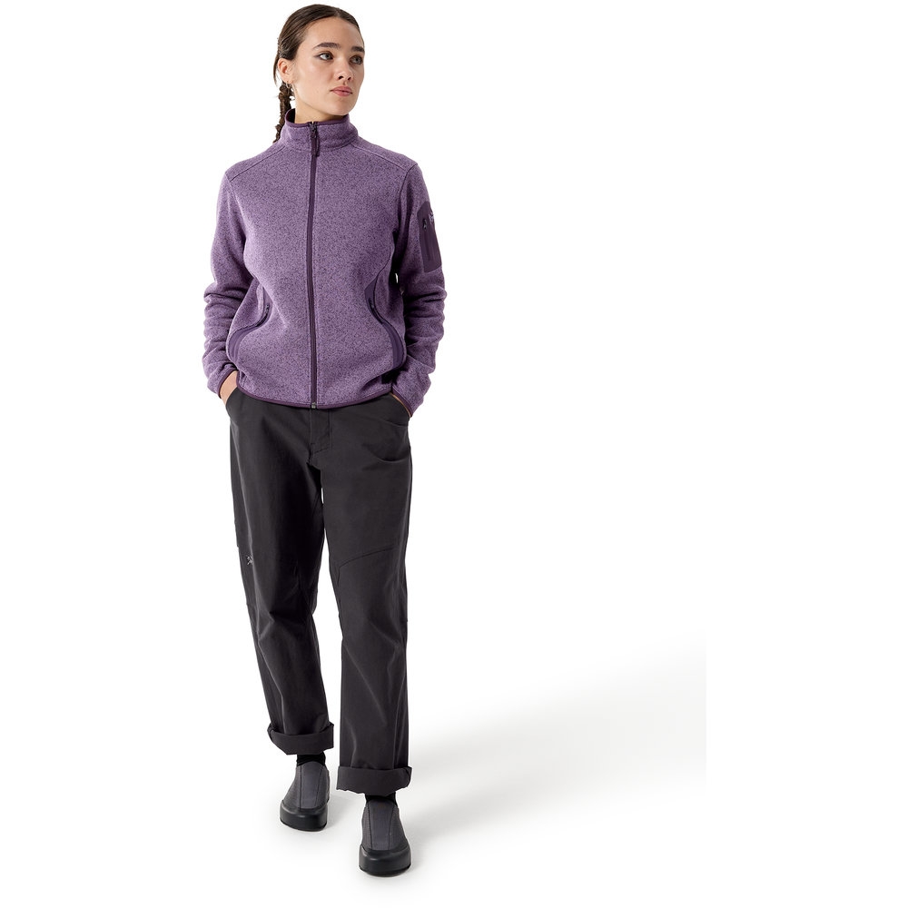 Arc'teryx Covert Cardigan Women's Moondrop Heather 10559-022841 fleeces en truien online bestellen bij Kathmandu Outdoor & Travel