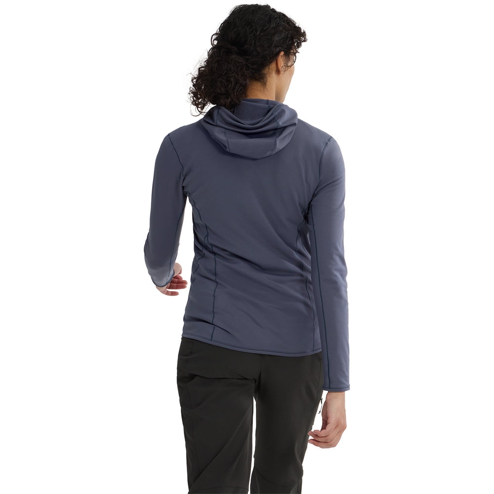 Arc'teryx Kyanite LT Hoody Women's Dk Stratus 9645-021549 fleeces en truien online bestellen bij Kathmandu Outdoor & Travel