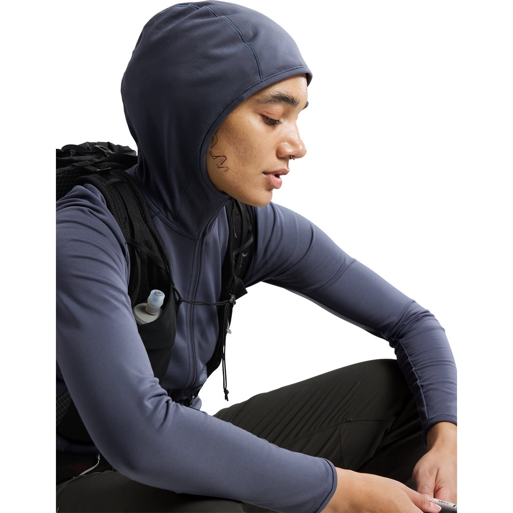 Arc'teryx Kyanite LT Hoody Women's Dk Stratus 9645-021549 fleeces en truien online bestellen bij Kathmandu Outdoor & Travel