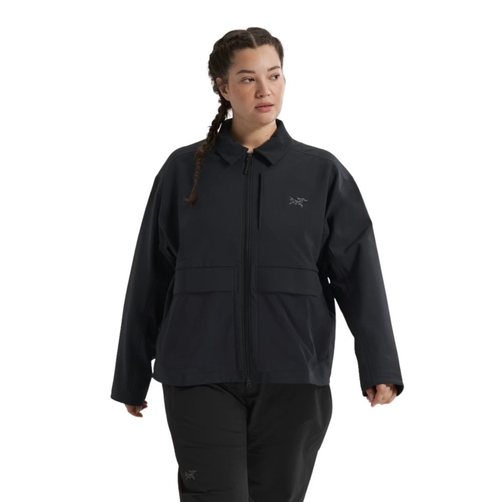 Arc'teryx Sonii Utility Jacket Women's Black 10265-002291 jassen online bestellen bij Kathmandu Outdoor & Travel