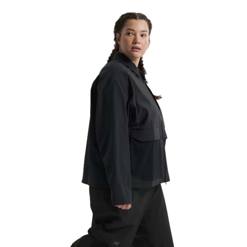 Arc'teryx Sonii Utility Jacket Women's Black 10265-002291 jassen online bestellen bij Kathmandu Outdoor & Travel
