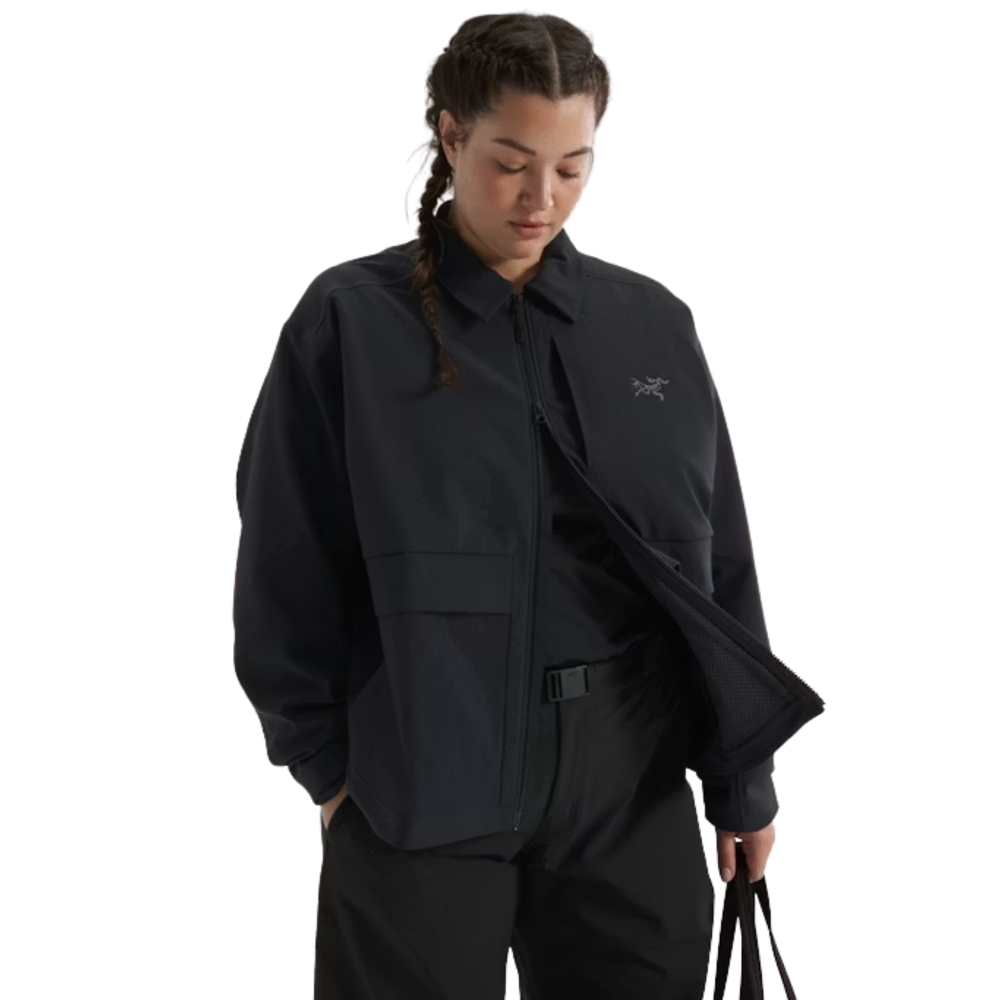 Arc'teryx Sonii Utility Jacket Women's Black 10265-002291 jassen online bestellen bij Kathmandu Outdoor & Travel