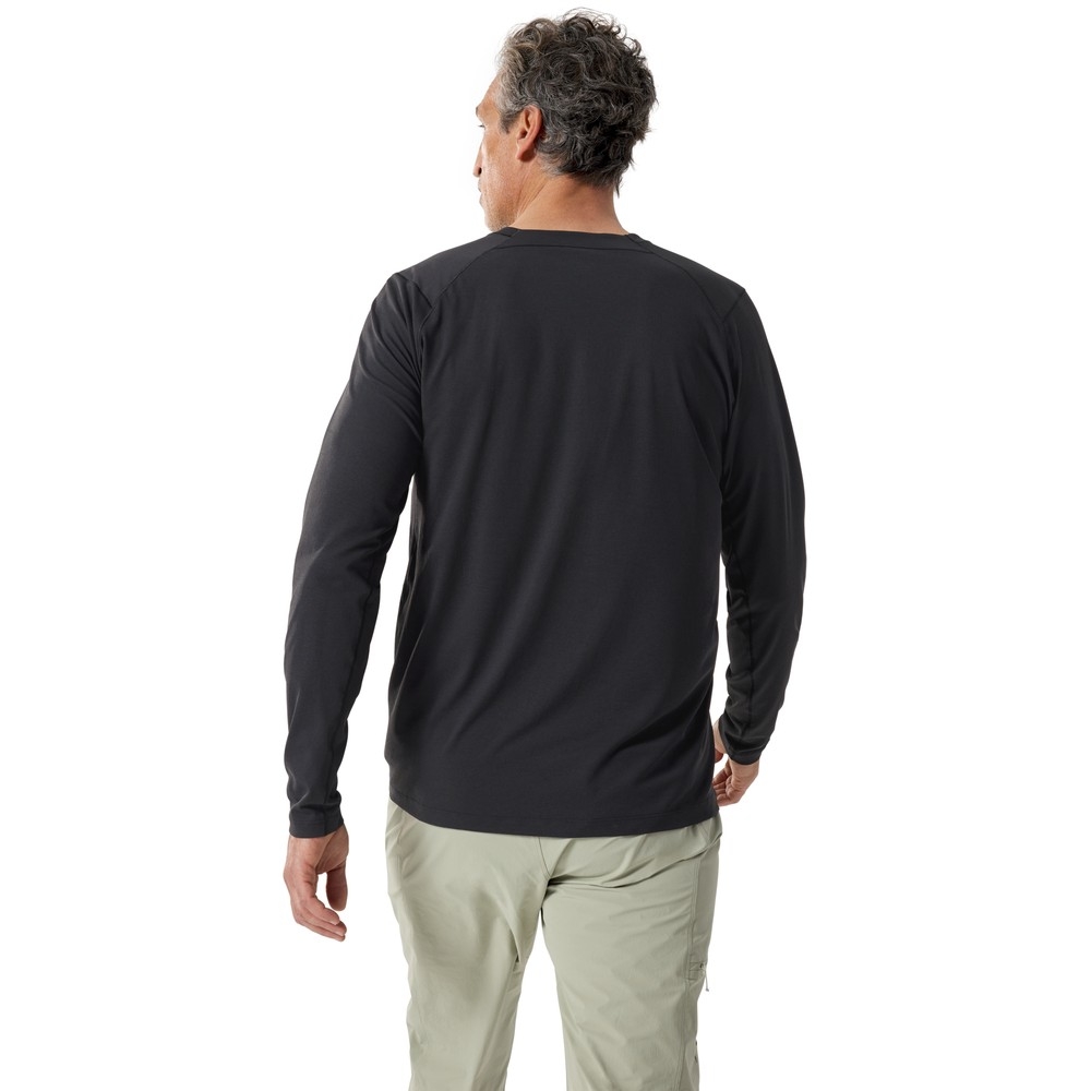 Arc'teryx Cormac Crew LS Black 10291-002291 shirts en tops online bestellen bij Kathmandu Outdoor & Travel