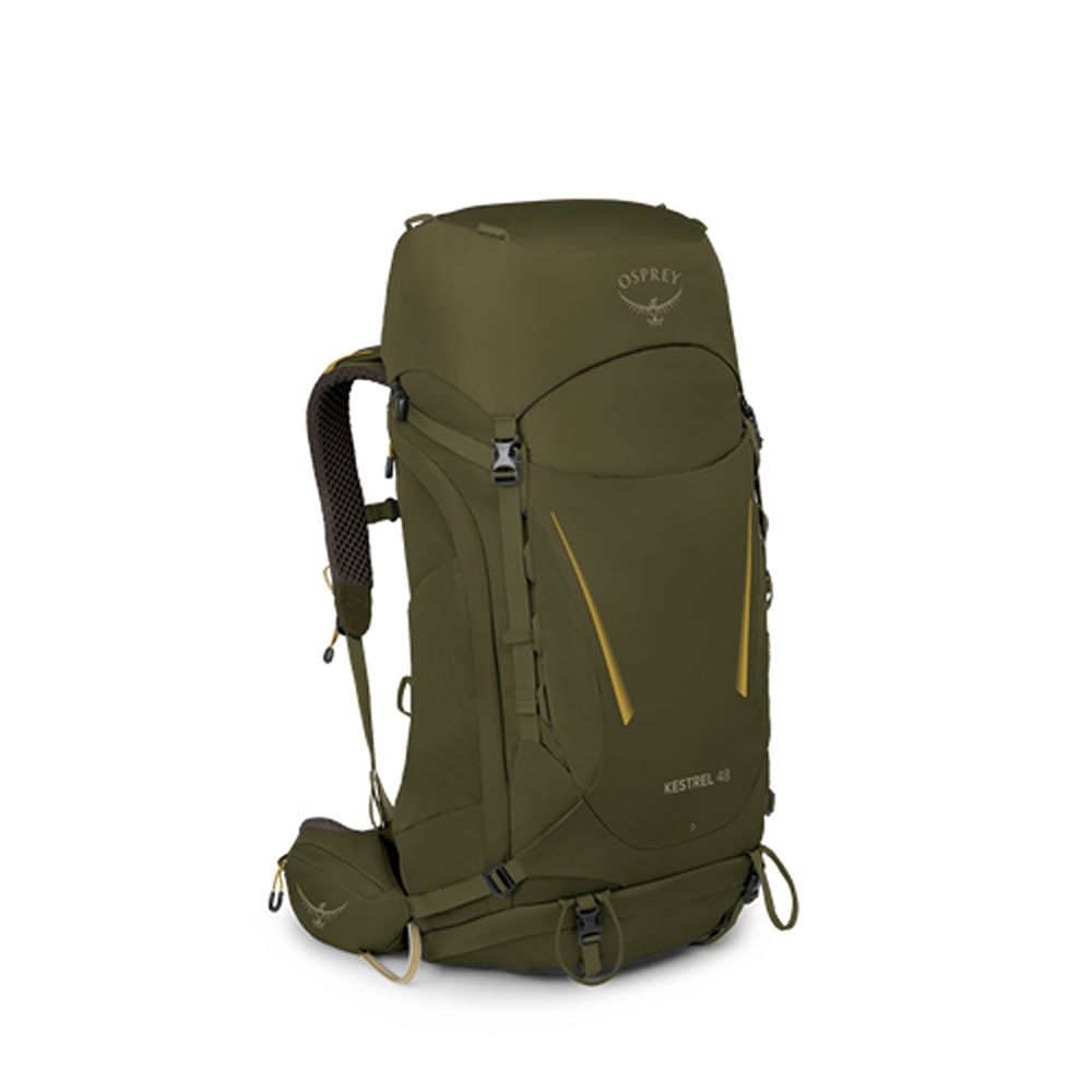 Osprey Kestrel 48 Moss Green 1000747 dagrugzakken online bestellen bij Kathmandu Outdoor & Travel