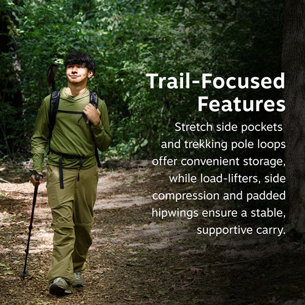 Osprey Hikelite 18  Raven Black 10007539 dagrugzakken online bestellen bij Kathmandu Outdoor & Travel