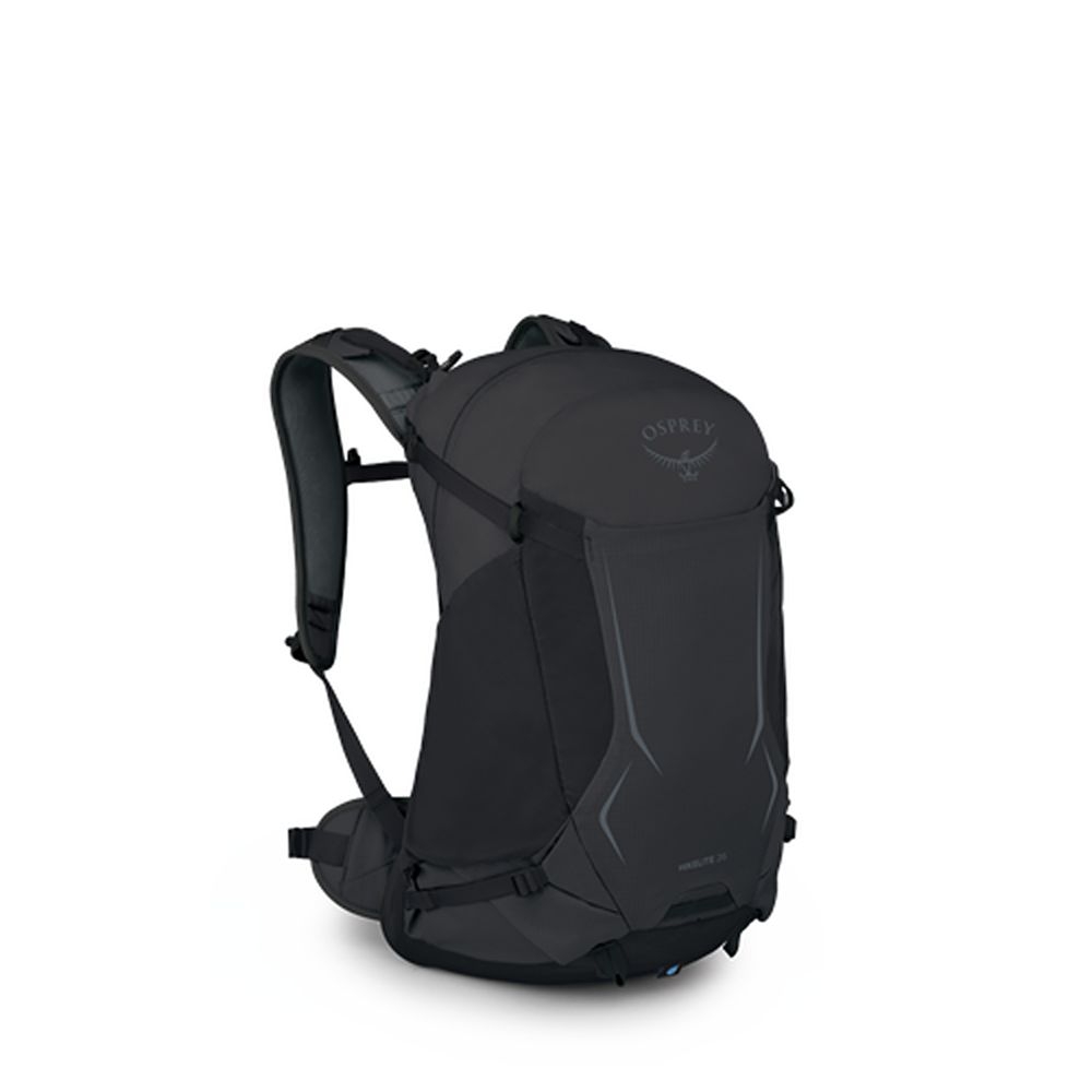 Osprey Hikelite 26  Raven Black 10007545 dagrugzakken online bestellen bij Kathmandu Outdoor & Travel