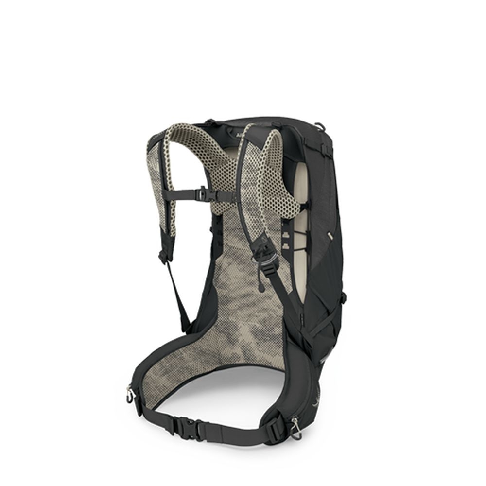 Osprey Stratos 24  Raven Black 10007529 dagrugzakken online bestellen bij Kathmandu Outdoor & Travel