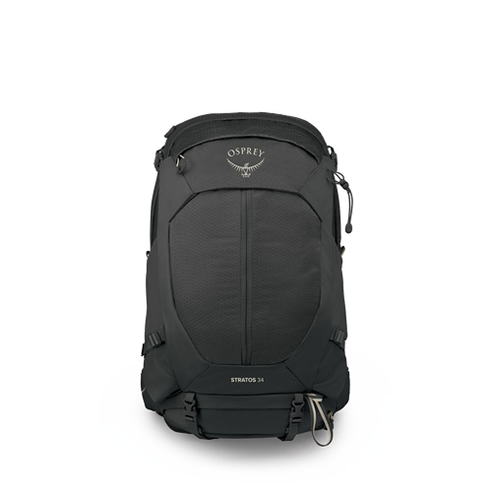 Osprey Stratos 34  Raven Black 10007532 dagrugzakken online bestellen bij Kathmandu Outdoor & Travel