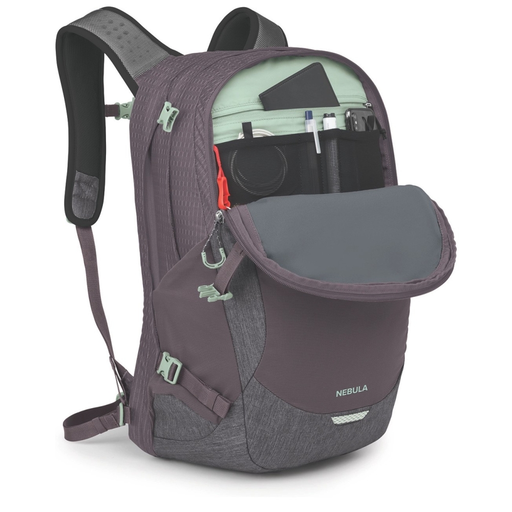 Osprey Nebula 32 Graphite Purple Heather 10007205 dagrugzakken online bestellen bij Kathmandu Outdoor & Travel