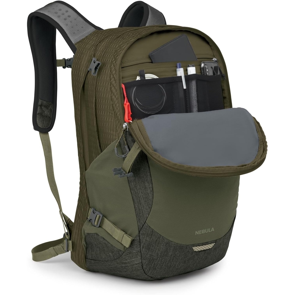 Osprey Nebula 32 Moss Green Earl Grey Heather 10007202 dagrugzakken online bestellen bij Kathmandu Outdoor & Travel