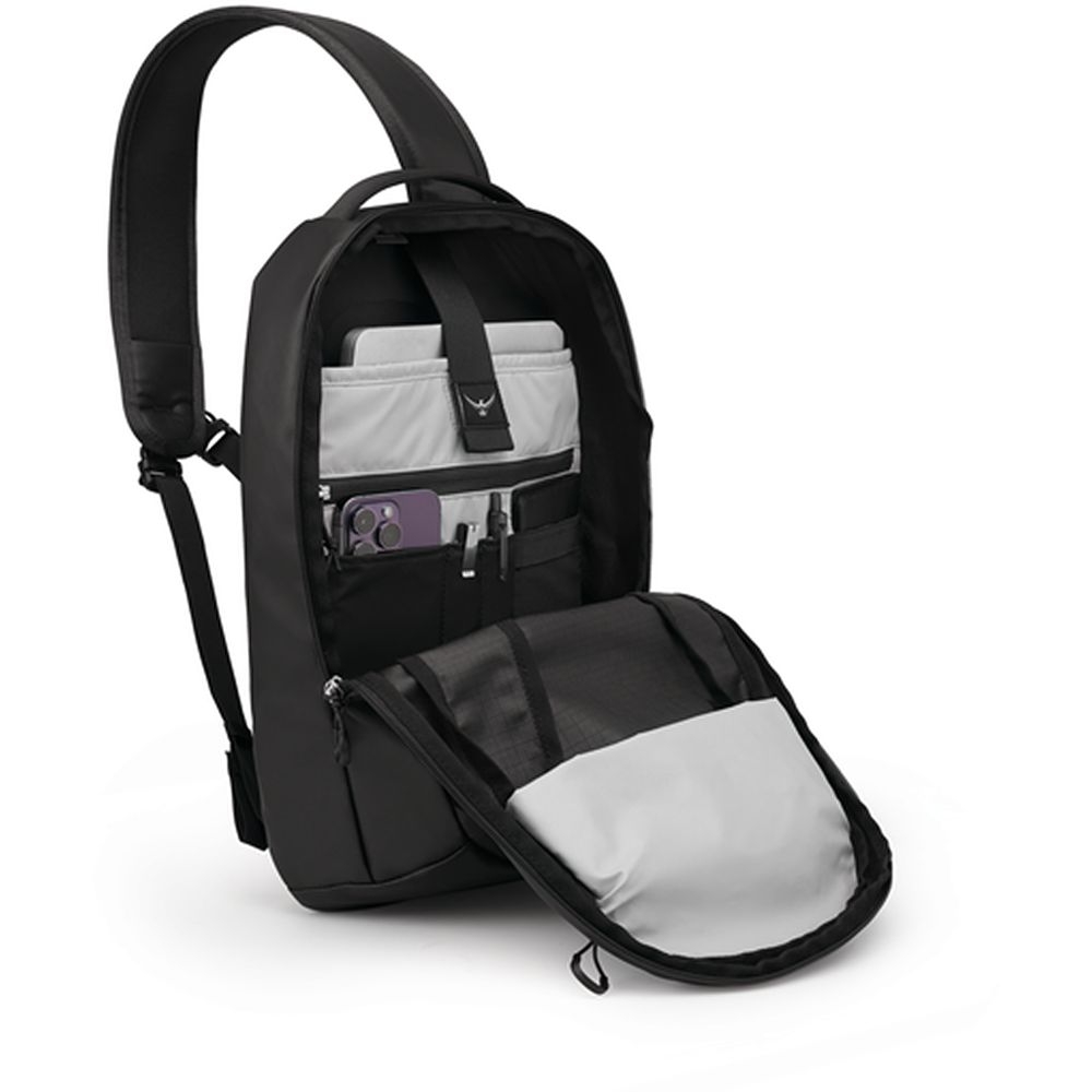 Osprey Transporter Sling  Raven Black 10006407 tassen online bestellen bij Kathmandu Outdoor & Travel