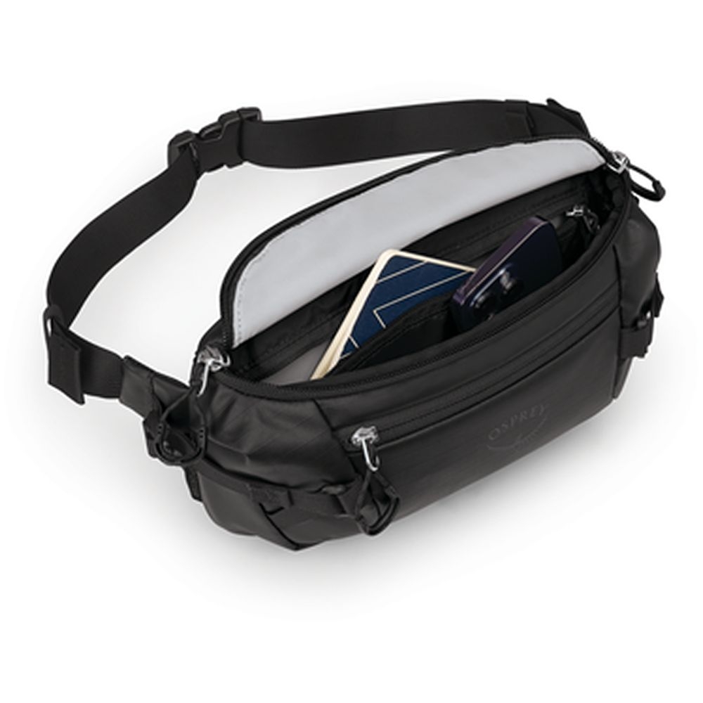 Osprey Transporter Waist Pack  Raven Black 10006530 tassen online bestellen bij Kathmandu Outdoor & Travel