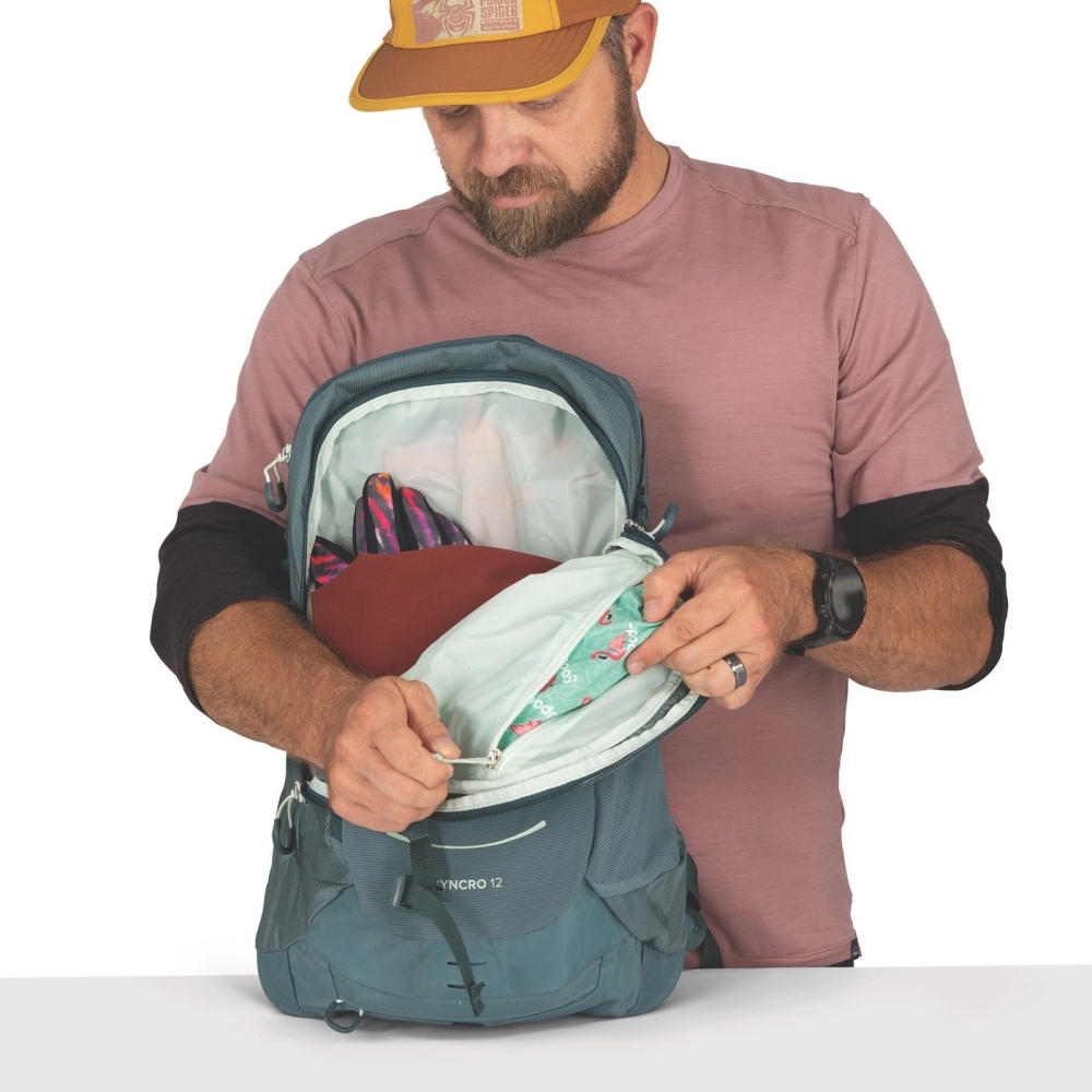 Osprey Syncro 12  Cascade Blue 10007313 dagrugzakken online bestellen bij Kathmandu Outdoor & Travel