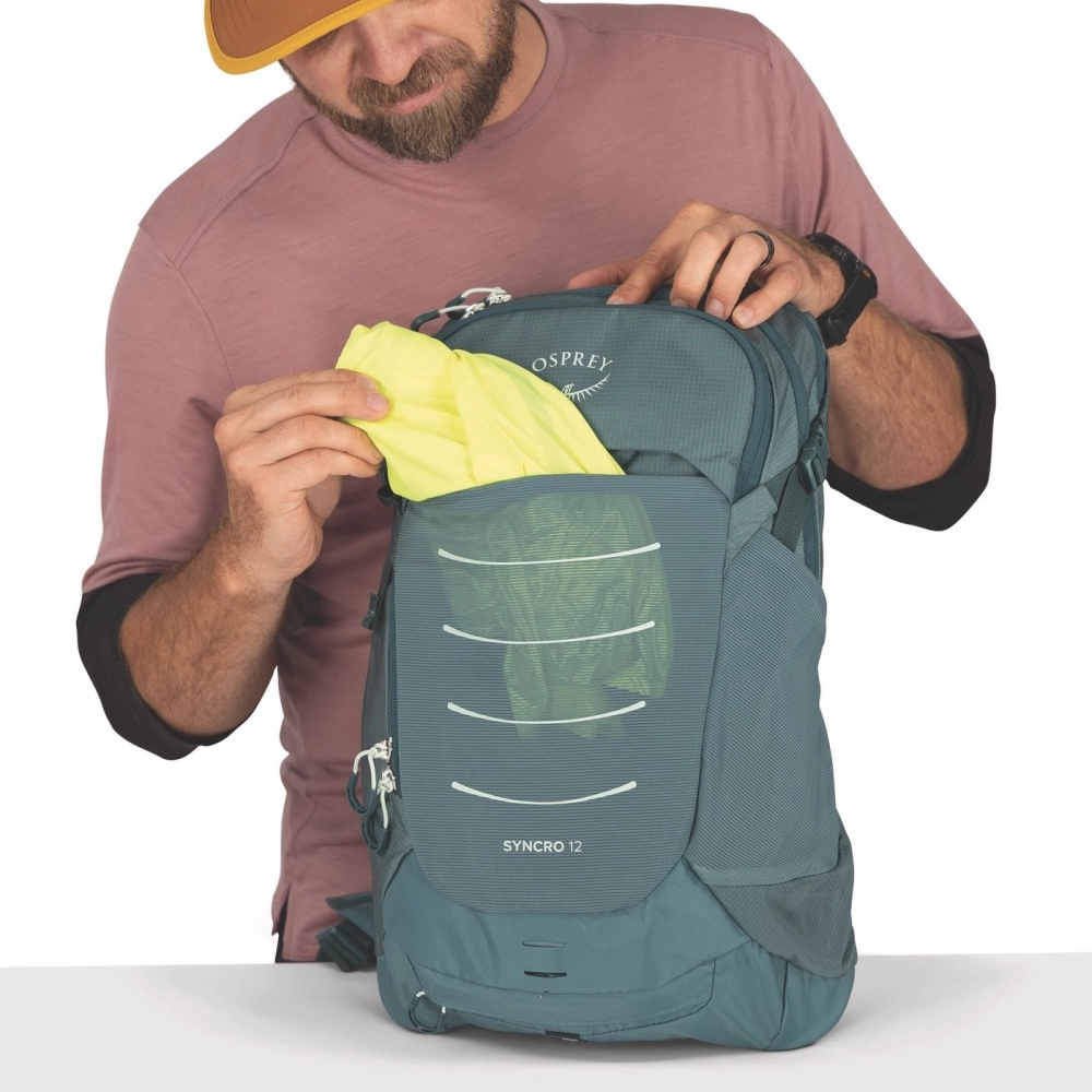 Osprey Syncro 12  Cascade Blue 10007313 dagrugzakken online bestellen bij Kathmandu Outdoor & Travel