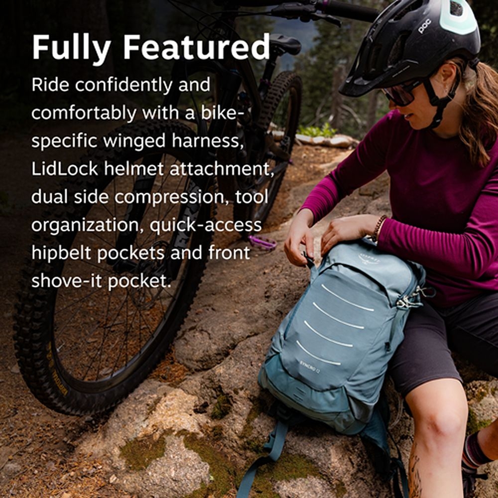 Osprey Syncro 20  Cascade Blue 10007307 dagrugzakken online bestellen bij Kathmandu Outdoor & Travel