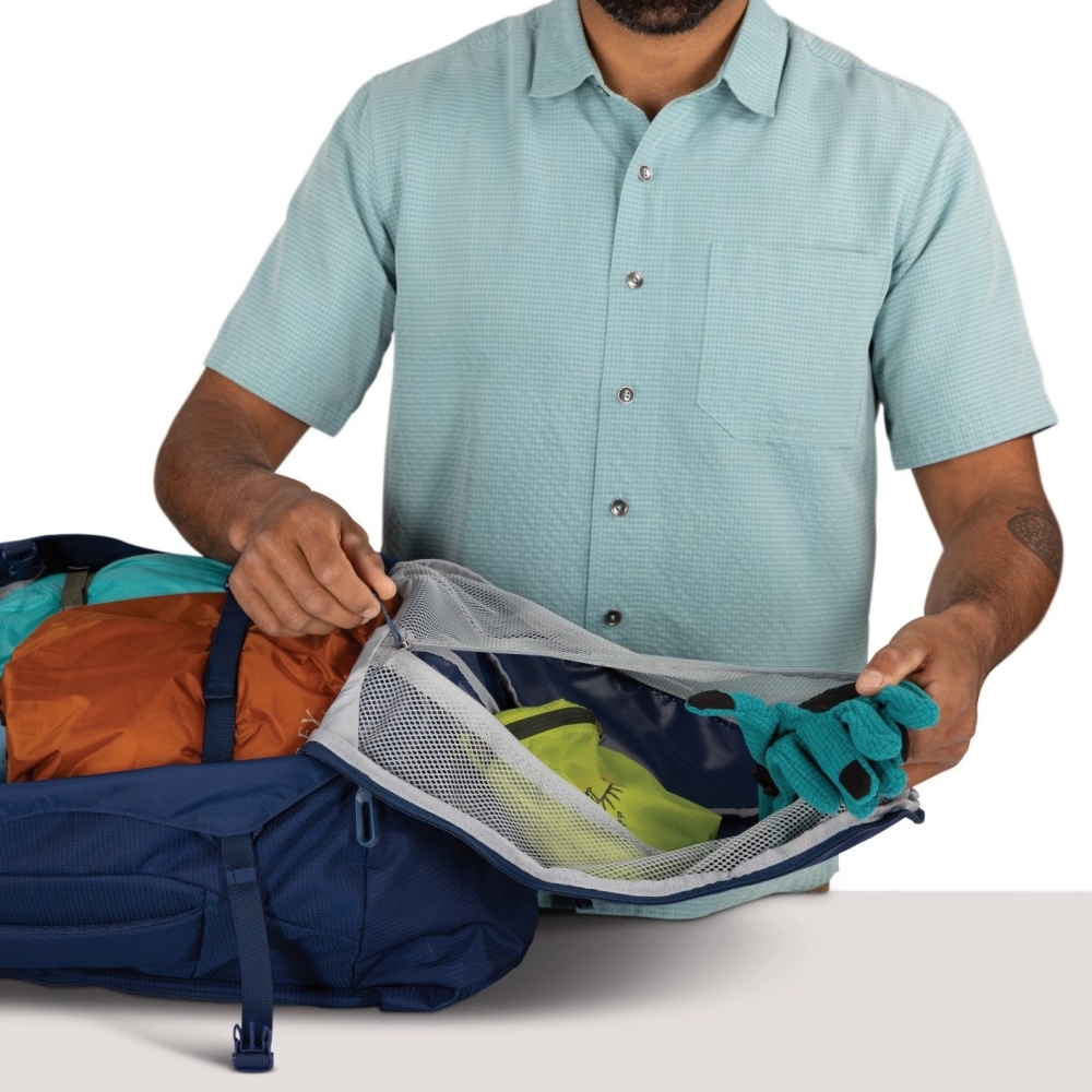 Osprey Farpoint 40  Antique Blue 10007391 reistassen online bestellen bij Kathmandu Outdoor & Travel