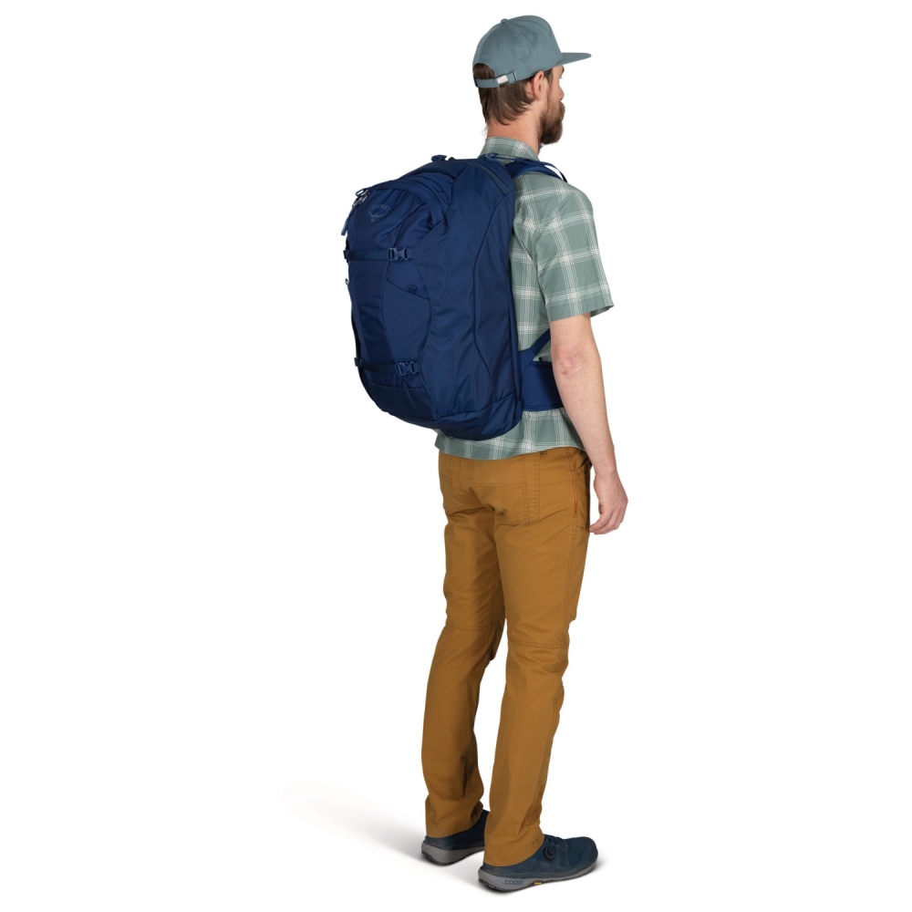 Osprey Farpoint 40  Antique Blue 10007391 reistassen online bestellen bij Kathmandu Outdoor & Travel