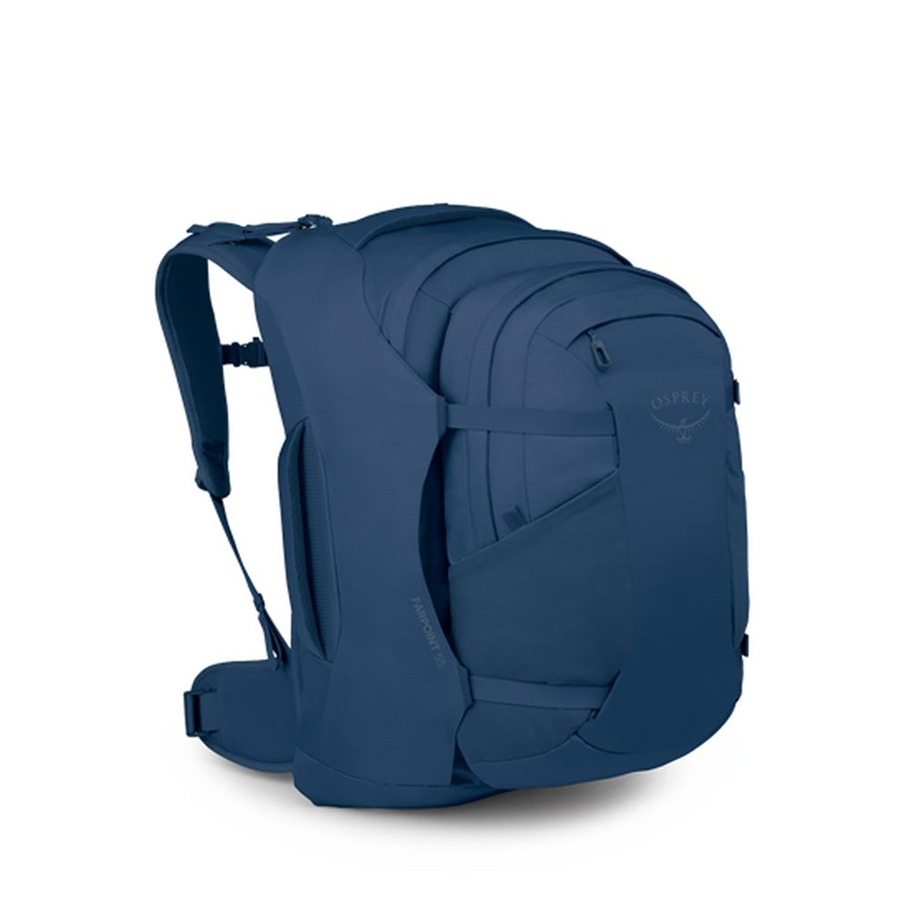 Osprey Farpoint 55  Antique Blue 10007395 reistassen online bestellen bij Kathmandu Outdoor & Travel