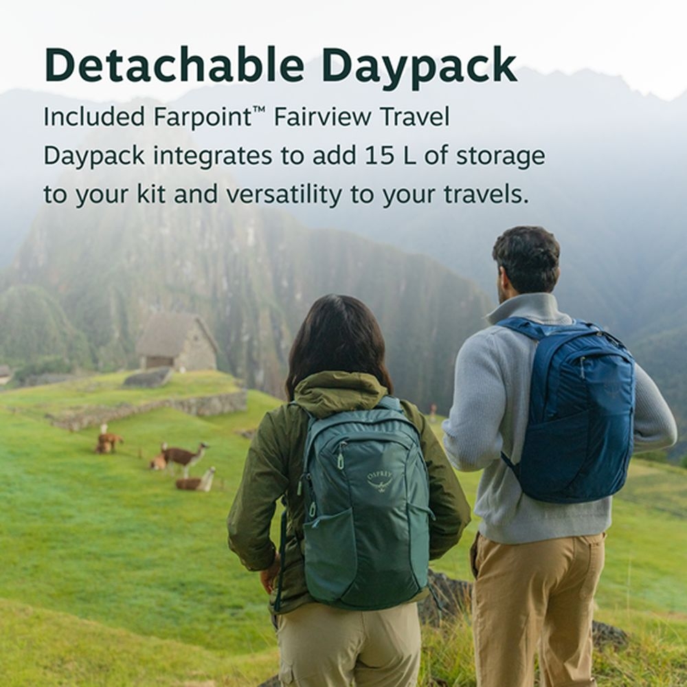 Osprey Farpoint 55  Antique Blue 10007395 reistassen online bestellen bij Kathmandu Outdoor & Travel